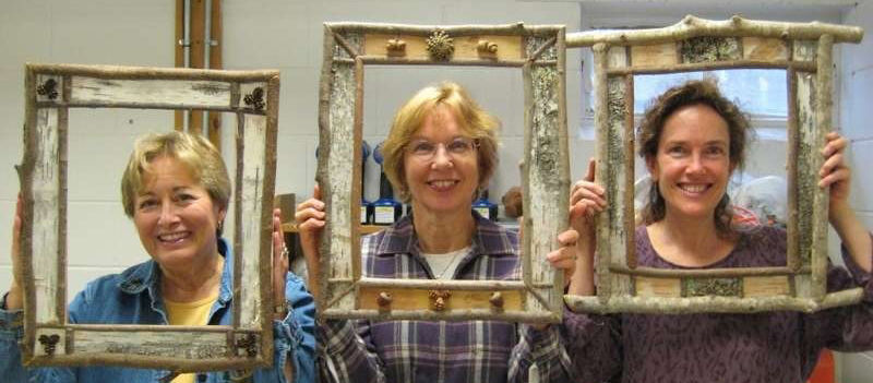 Birch Bark Picture Frames and Mirrors